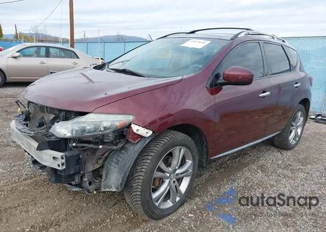 2009 Nissan Murano Le z USA, uszkodzony, nr VIN JN8AZ18WX9W131654